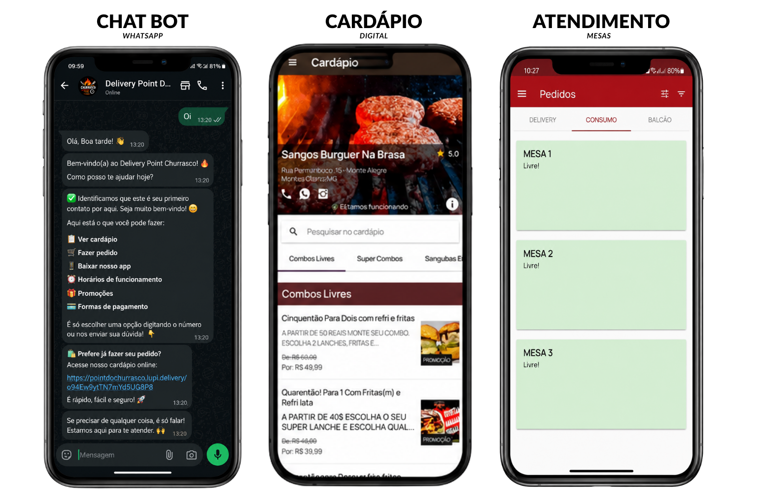 Telas do FoodTech